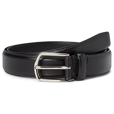 Johnston & Murphy Edge Embossed Leather Belt Men