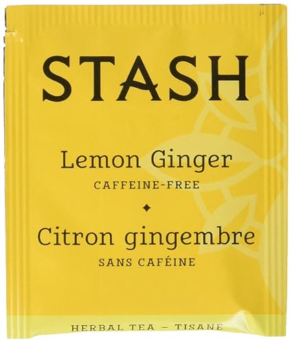 Miniatura 3 de Stash Té de hierbas de limón y jengibre, caja de 100 bolsas de té, té de hierbas y té de hierbas de primera calidad, té de hierbas de menta, caja de
