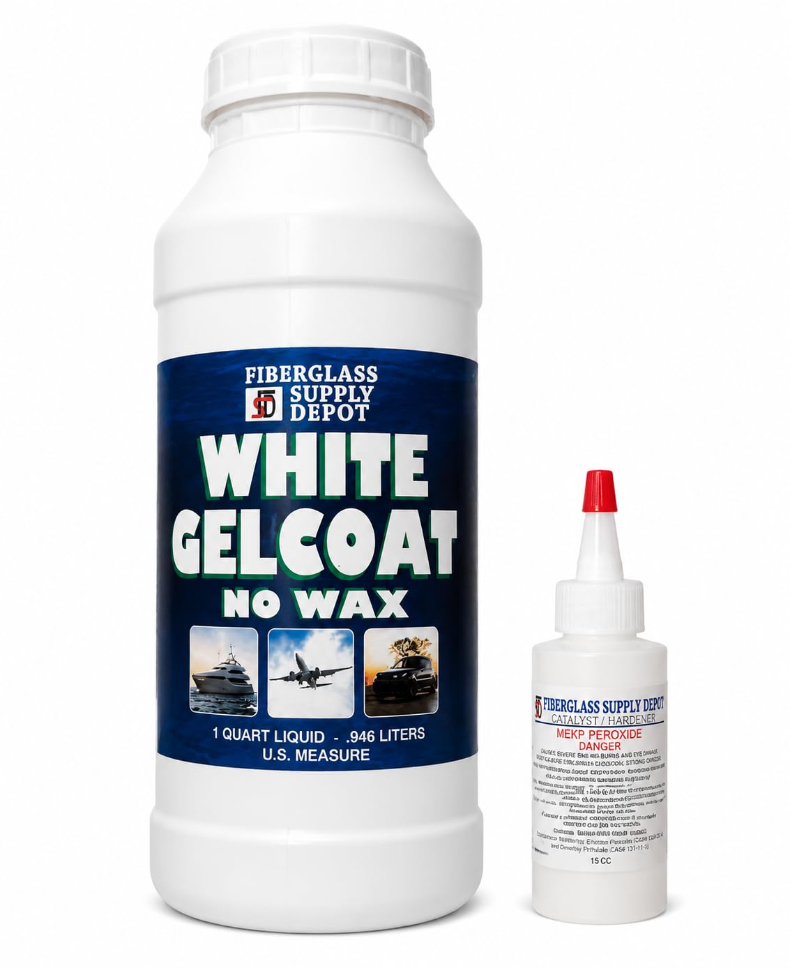 シルクファインZ 　Lot 0710 　オフ白　603.5gと470.5g Amazon.com: Fiberglass Supply Depot White Gelcoat - NO Wax - Quart