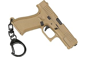 Glock Keychain: Realistic Pistol-Shaped Charm with Removable Magazine