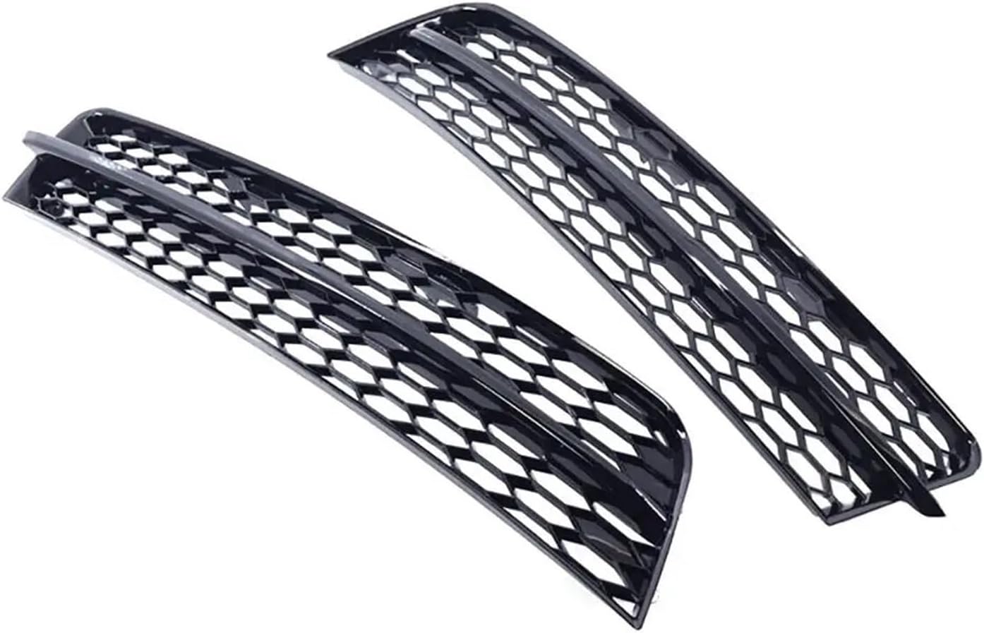 2PCS ABS フロントバンパー 下部フォグランプ ライト グリル 4G0807682AN Audi Q7 2010-2015 対