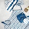 Thyme & Table Textile Kitchen Set, Tie Dye Blue, 5-Piece Set