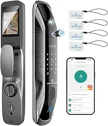 Fechadura Digital Biométrica Wi-Fi Inteligente, X2 Fechadura Digital Inteligente Ambiente Conectado com Biometria, Tuya APP