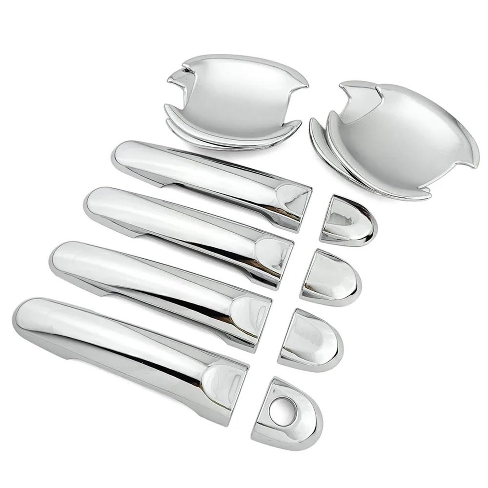 YSDSLS Sleek Door Handle for Nissan for Latio 2011-2018 Car Styling Chrome Door Handle Cover Trim Door Bowl Cover