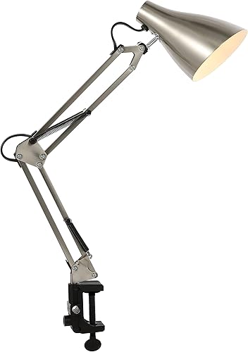 JONATHAN Y JYL7125B Odile - Lámpara LED articulada ajustable de 28.5 pulgadas, clásica, costera, industrial, vintage, granja, tradicional para