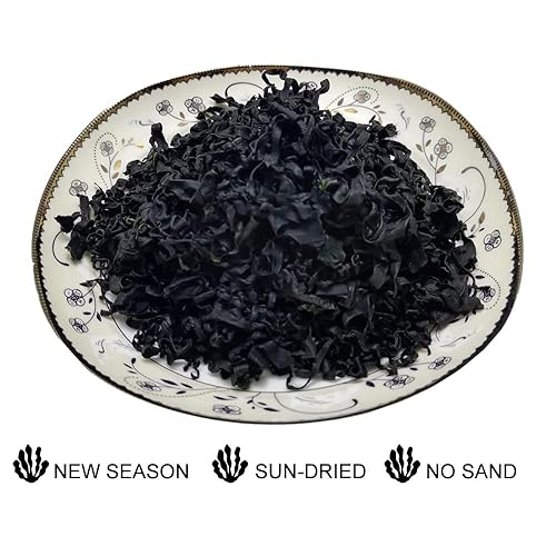 Miniatura 3 de YUHO Wakame Seaweed Wakame - Algas marinas veganas sin OMG para sopa de miso, 8 onzas