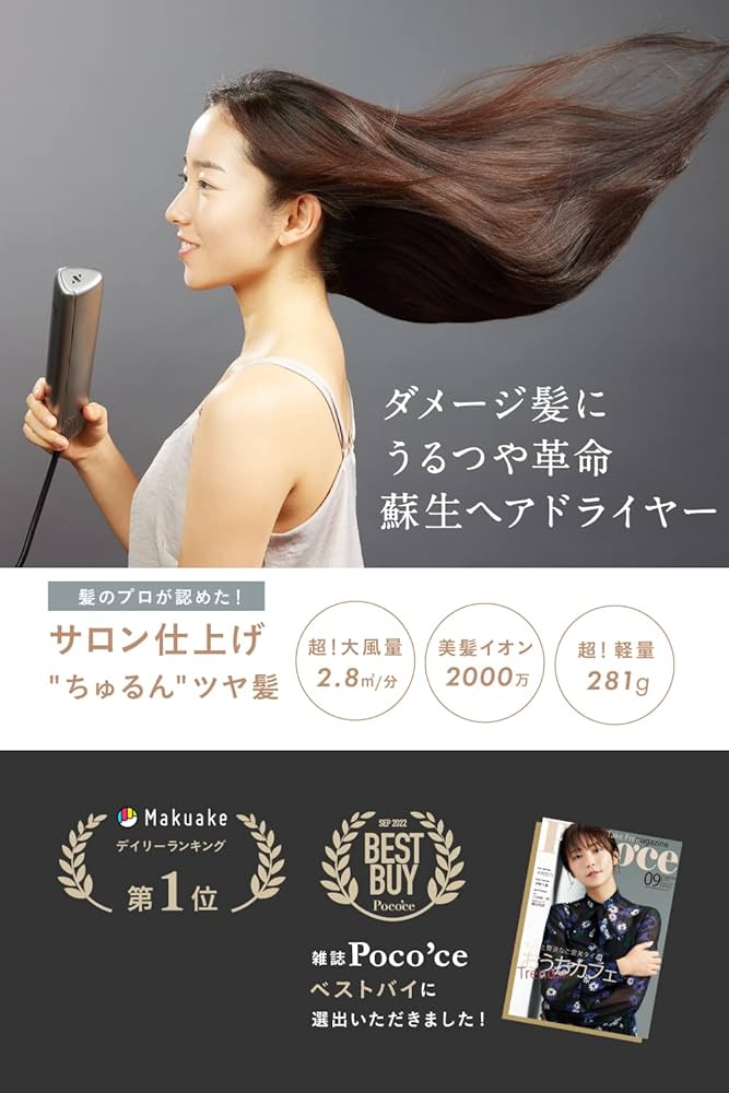 品質満点! Noend エアーブロースティック ドライヤー 大風量 速乾