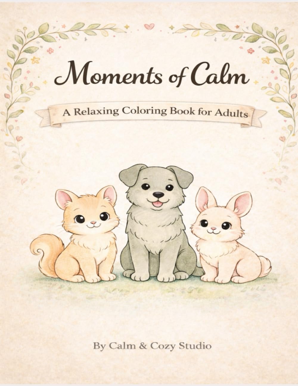 Moments of Calm: A Relaxing Coloring Book for Adults