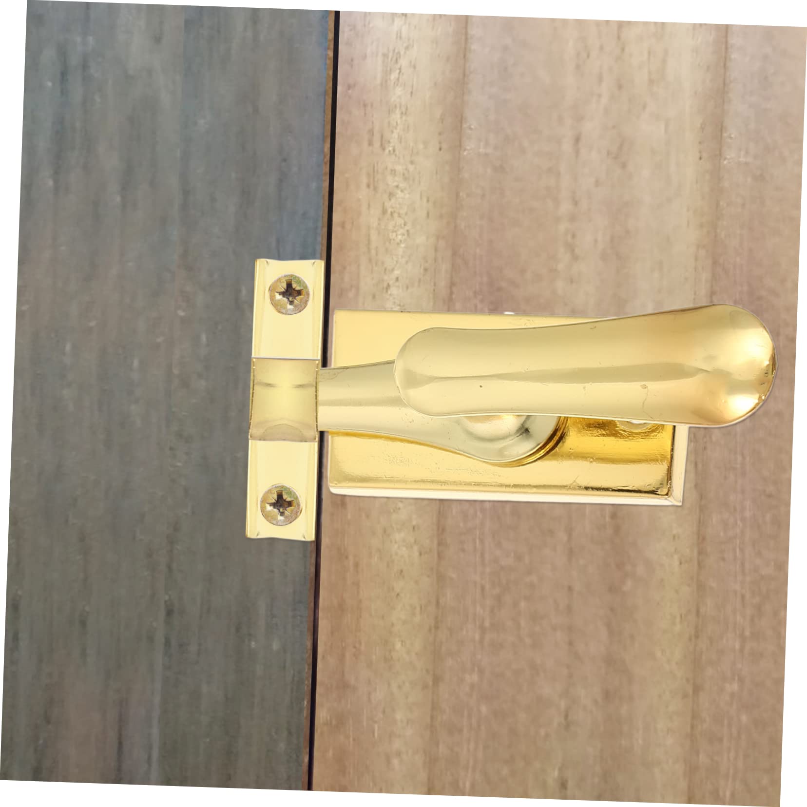 OSALADI 3piezas Cerradura De Seguridad De Metal Para Puertas y Ventanas Pestillo Para Puertas De Madera Fácil Instalación Brillante Protección Antirrobo Para Hogar y Hotel