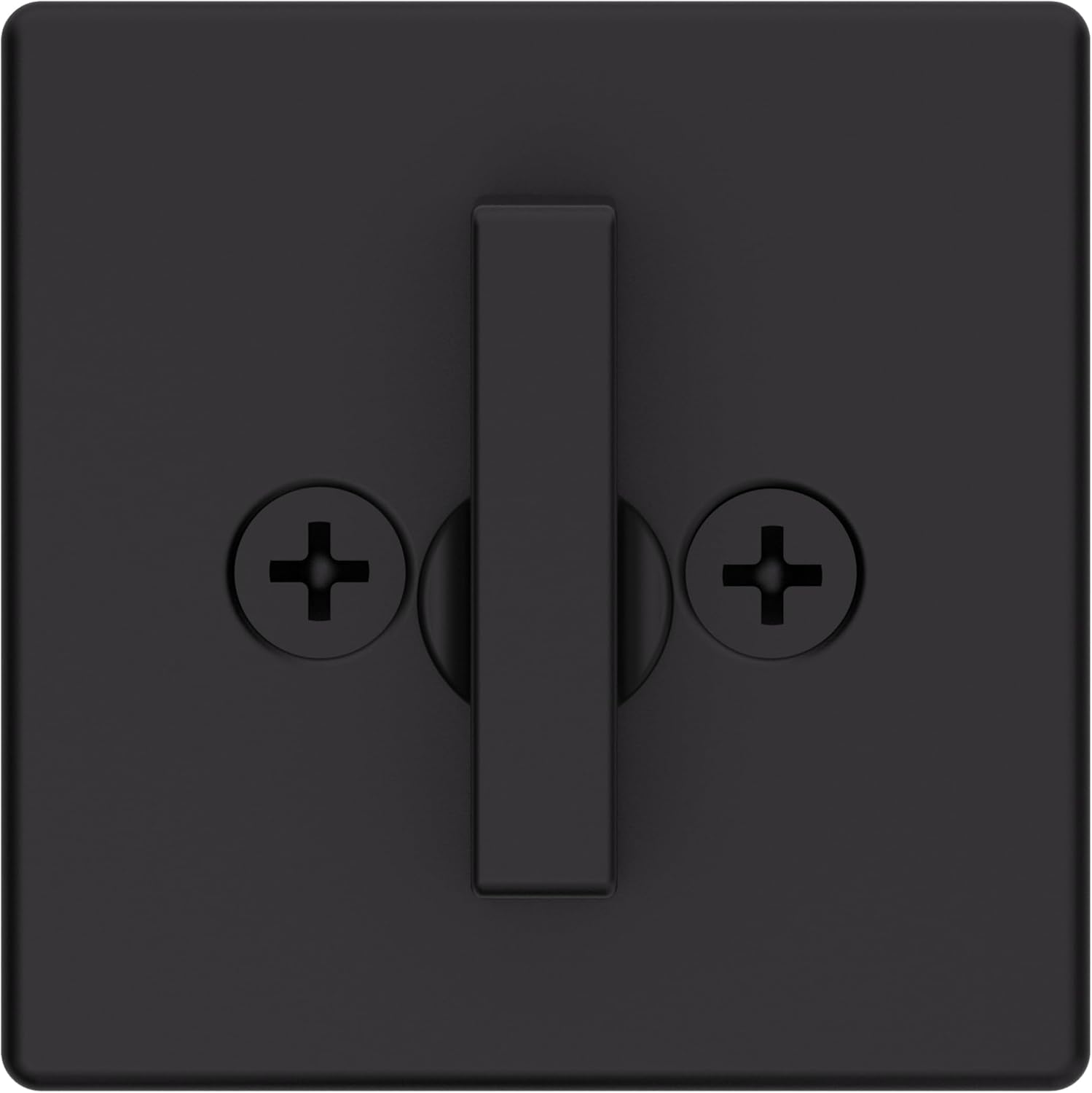 Kwikset 817 Deadbolt Lock, Matte Black Square Exterior Keyed Front Entry Door, Pick Resistant SmartKey Rekey Security, Single Cylinder Dead Bolt, with Microban Protection