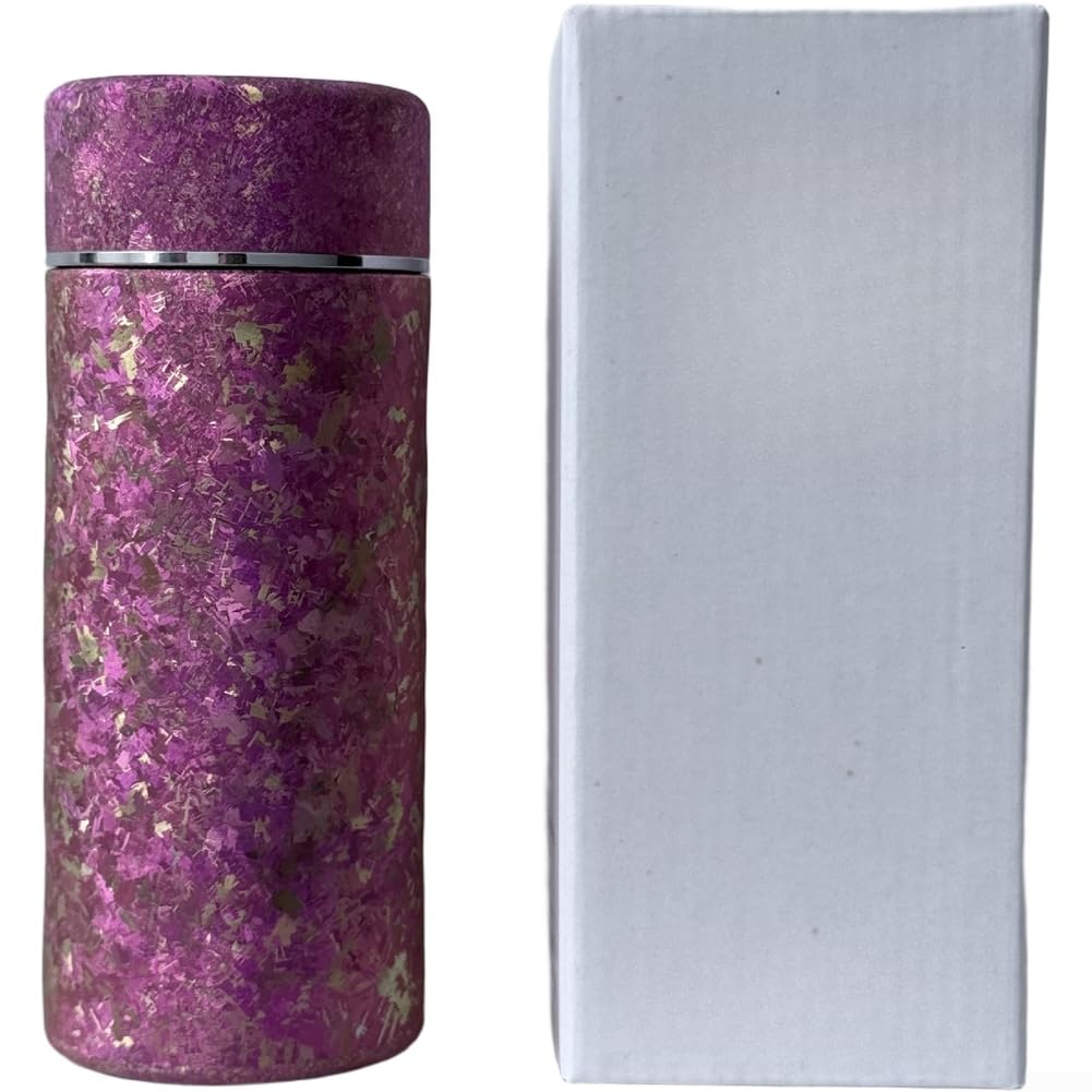 Tasse isotherme en titane pur de 200 ml avec passoire à thé, pour le camping, la randonnée, les voyages, légère, portable et réutilisable, pour boissons chaudes et froides, design compact