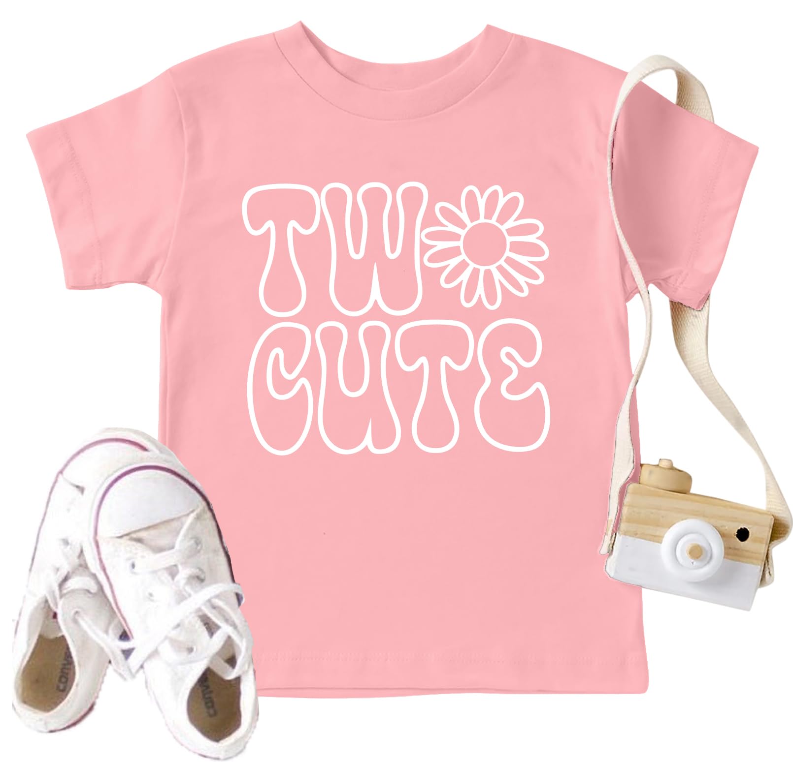 CAZYCHILD 2nd Birthday Shirt Toddler Boys Girls 2 Year Old Kids Outfit Second Two T-Shirt Gift Tops Tee