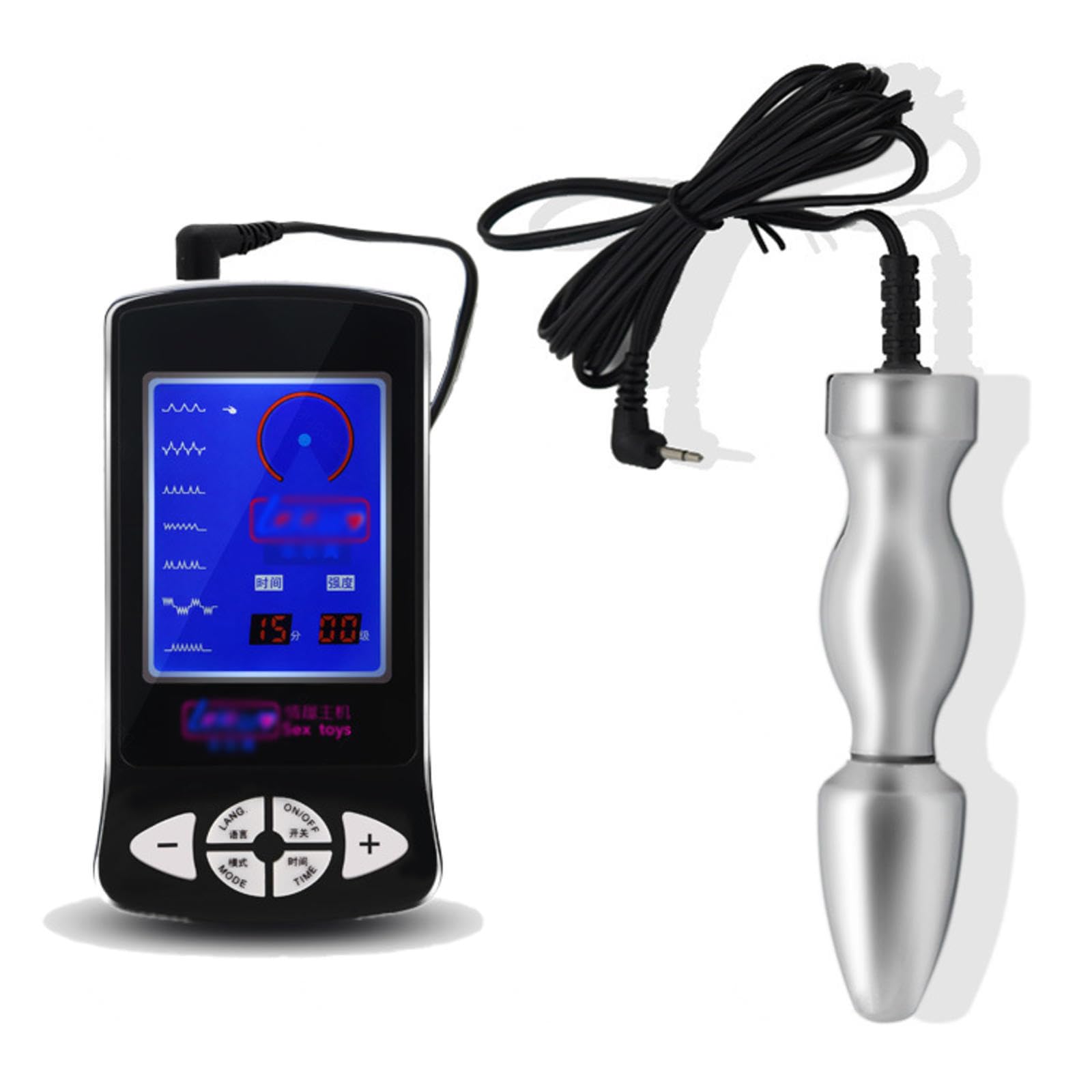 Estim Elektro Schock Sex Toys, Analplug, Buttplug zur Elektrostimulation, Elektrostimulationsgerät Kit Reizstromgeräte Stimulieren Sexspielzeug für Männer Frauen Elektrostimulation