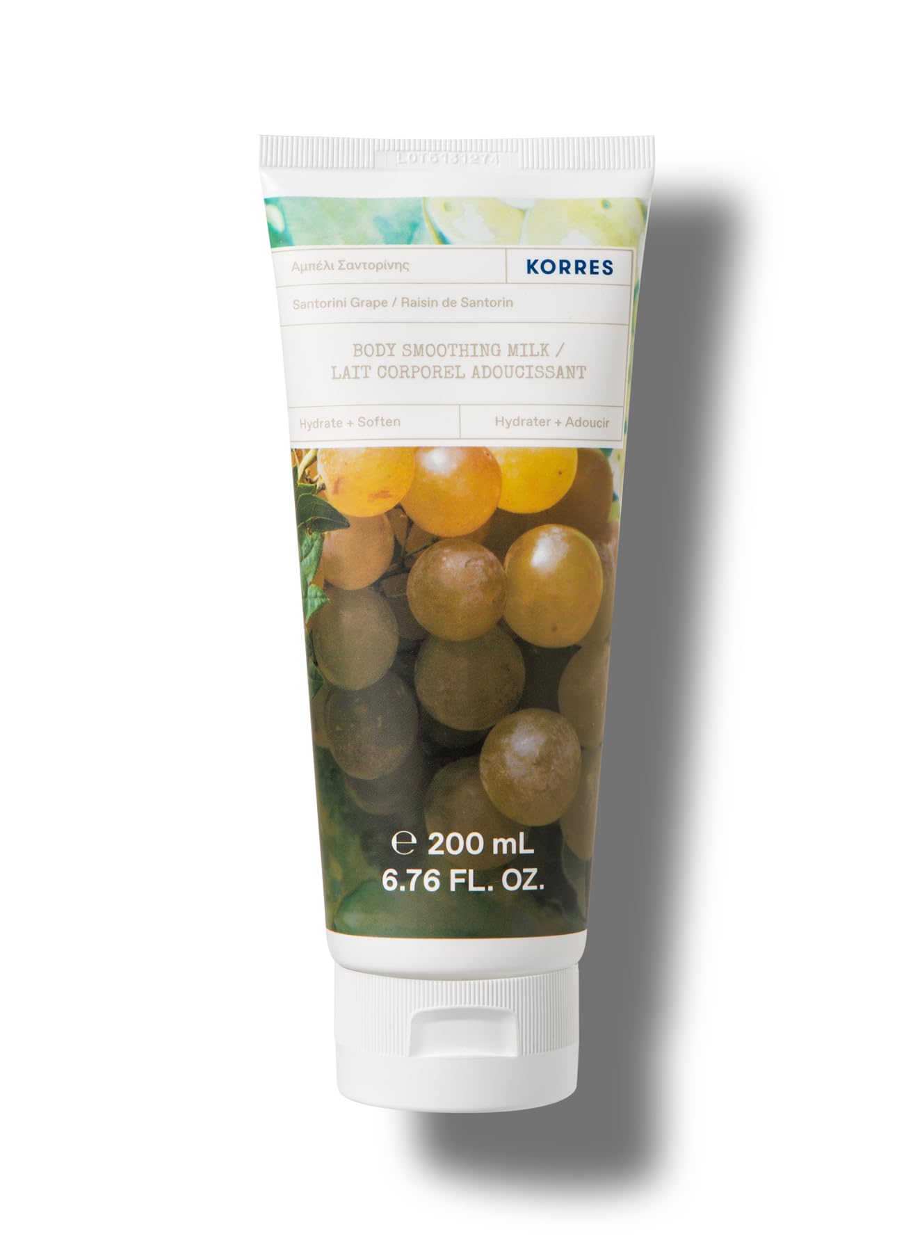 Korres Body Smoothing Milk 200Ml Santorini Grape