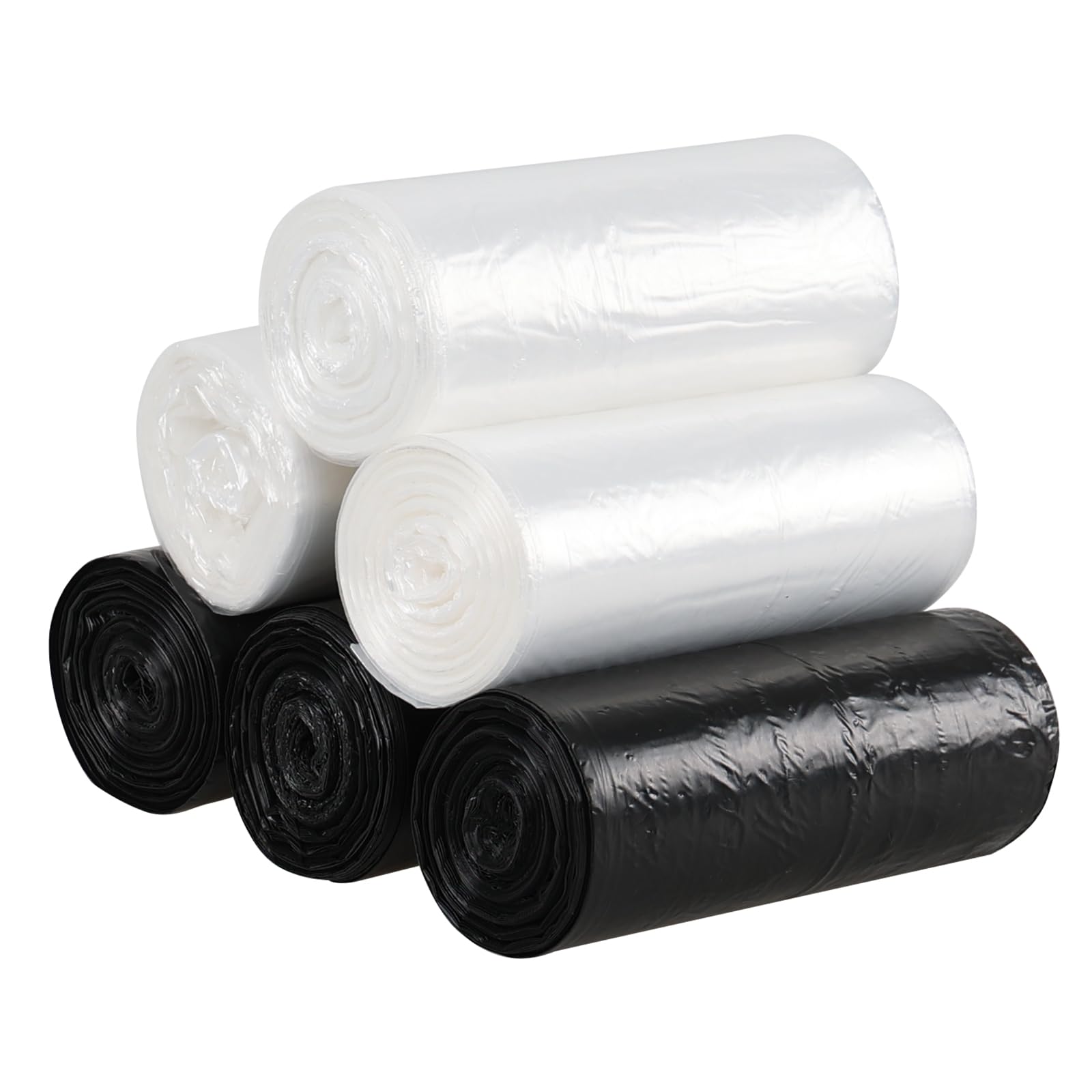 Oymlclivisa 15 L Plastic Bin Liners, Small Trash Bag, Small Refuse Sack, 180 Bags