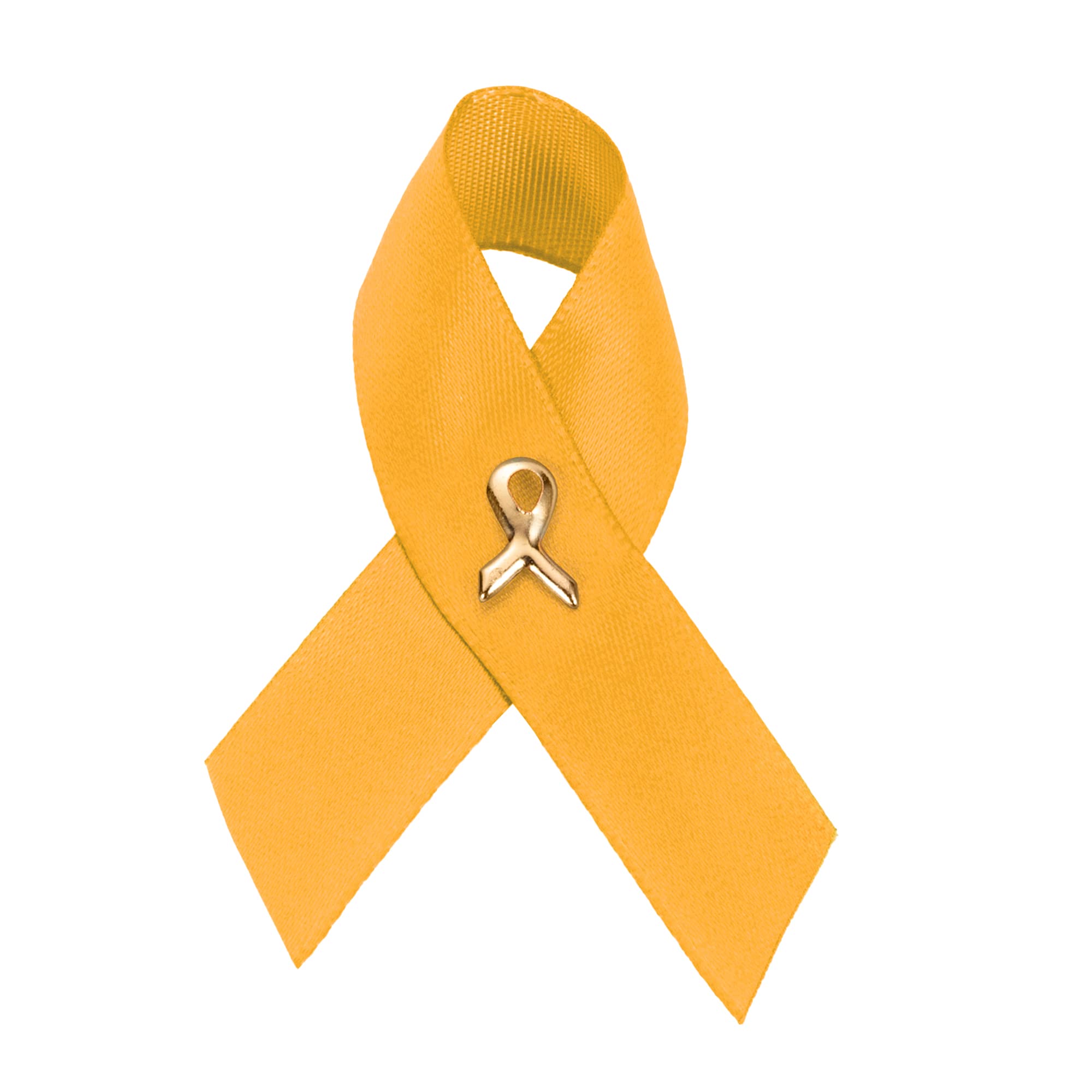 1/2/5/10/25/50/100pcs Satin Awareness Ribbon Pins (Pick your color), for Cancer &amp; Disease Awareness, Bulk Quantities for Fundraising, Events, Gift Giving