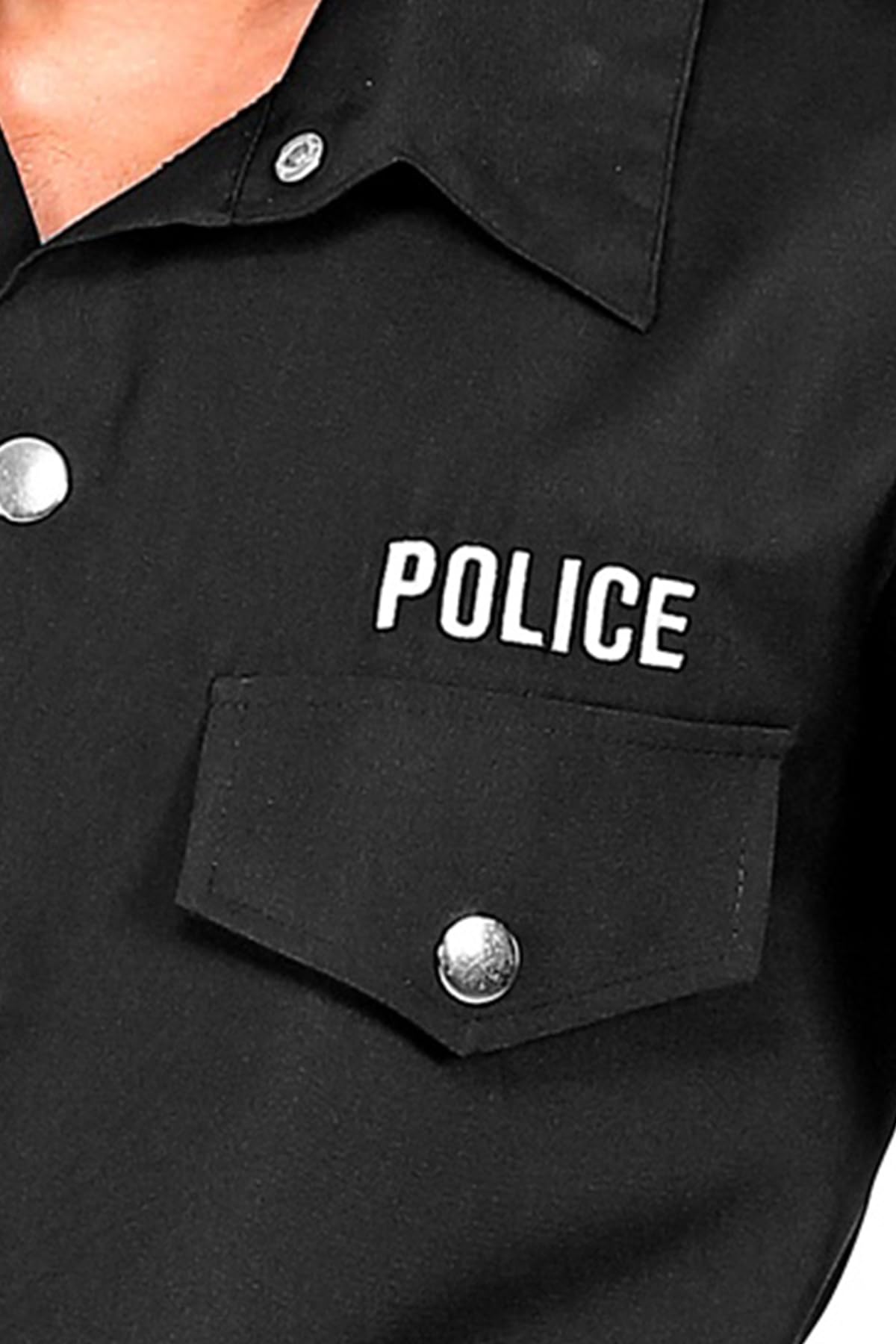 W WIDMANN MILANO Party Fashion - Traje de policía, uniforme, policía, oficial de policía, disfraz de carnaval