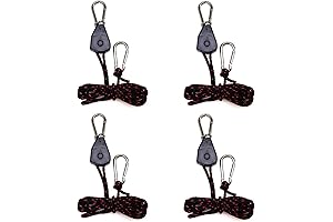 Premium Grow Light Ratchet Hangers – Essential for Indoor Plant Cultivation