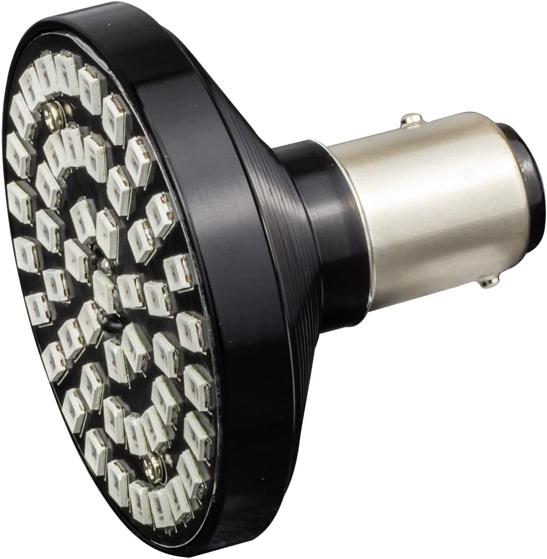 Eagle Lights 8748SB-1157R 2 Inch SUNBURST Rear LED Turn Signal, Running and Brake Lights Compatible With Harley Davidson Motorcycles - 2" Bullet Style / 1157 Base/Red