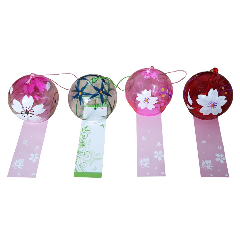 Amazon.com: ACEVER Handmade Japanese Edo Furin Glass Wind Bell