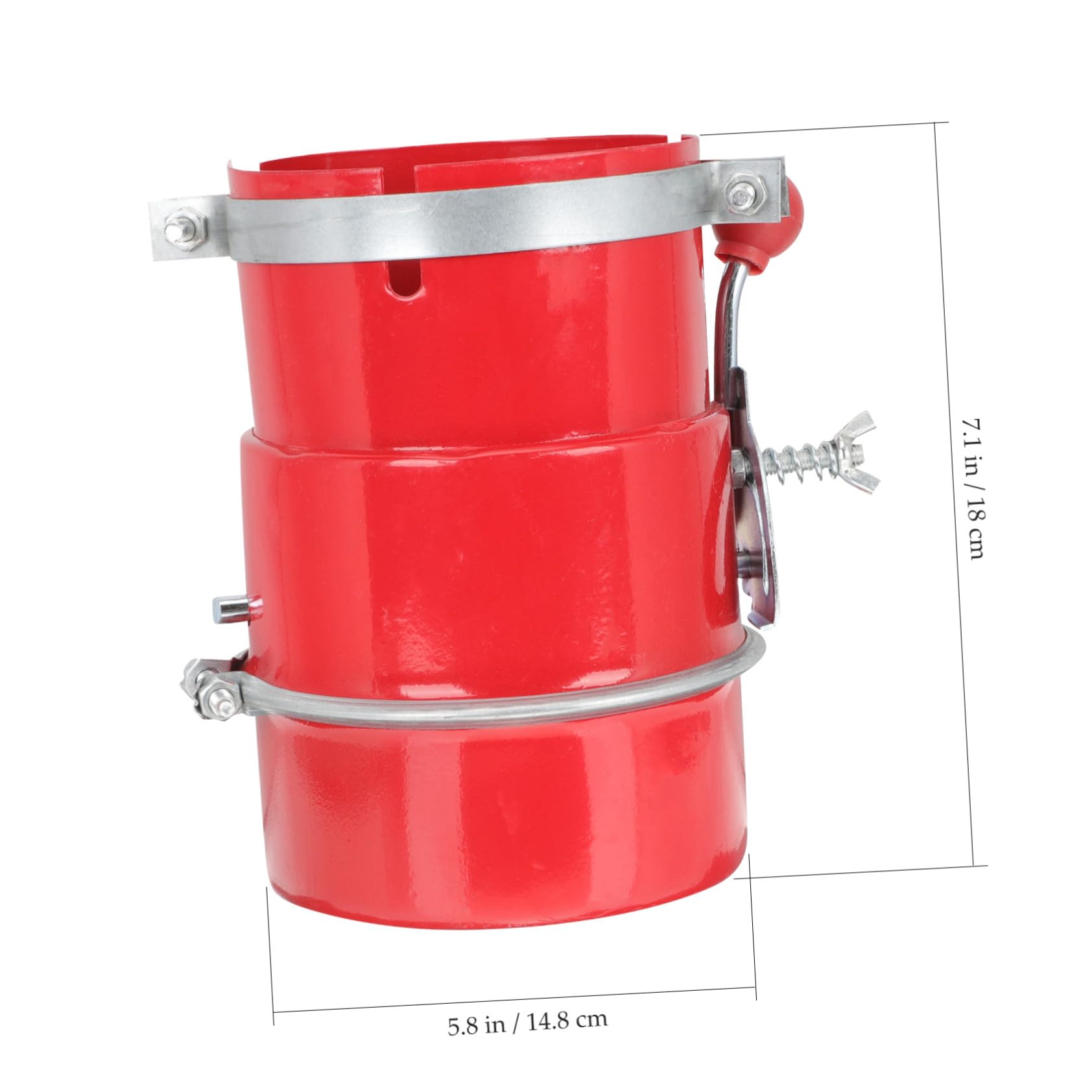 Hemobllo Pare-étincelles en Acier Carbone 110 Mm pour Pot D'échappement Protection Ignifuge Facile à Installer pour Voiture et Moto