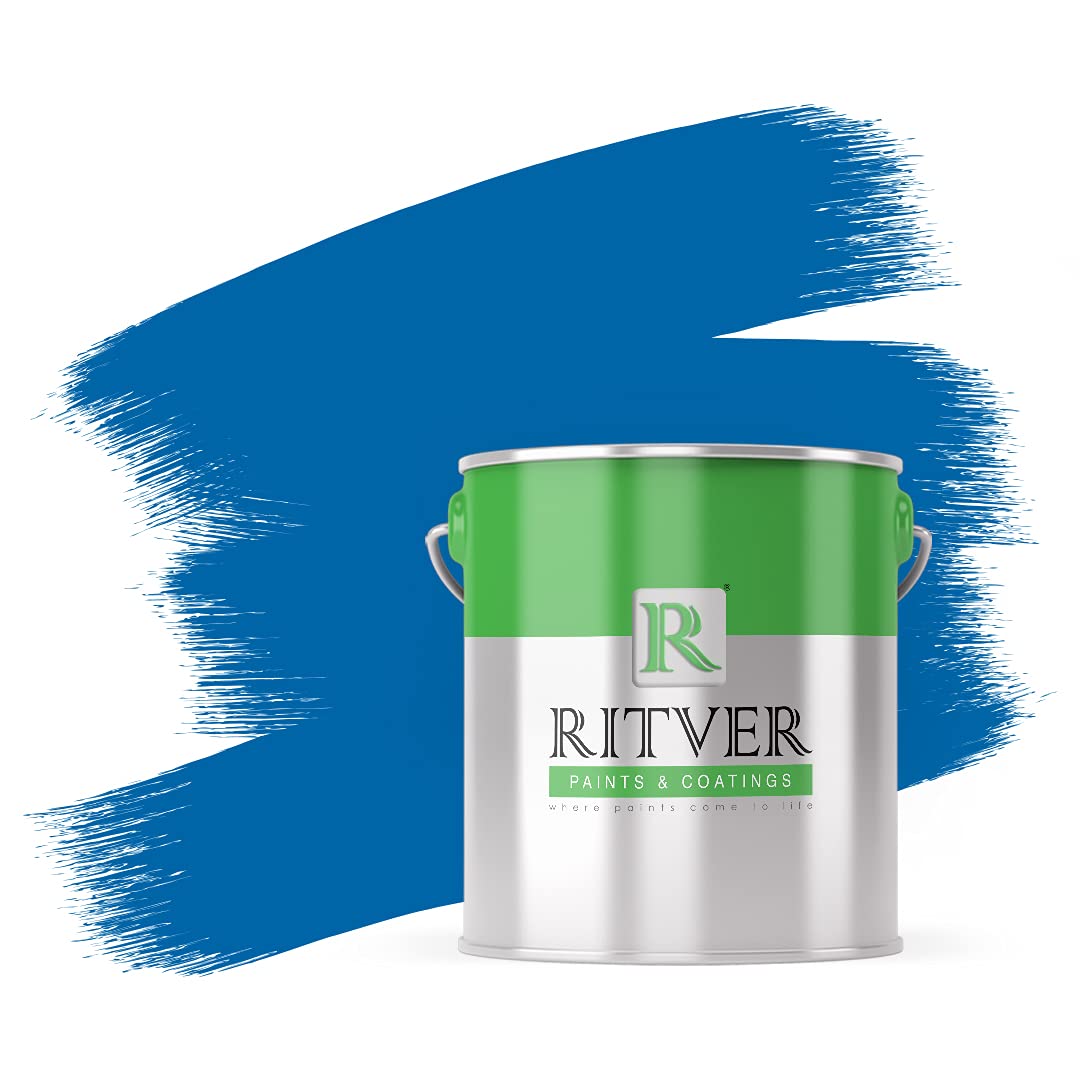 Buy RITVER Premium waterbased Wall Paint Emulsion 3.6 Liter, Marine