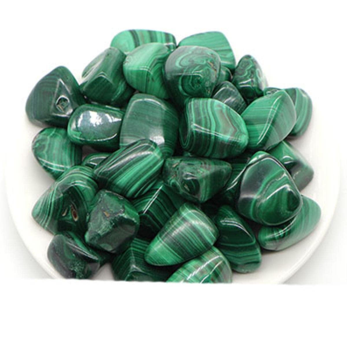 Natürlicher Malachit Türkis Quarz Kristalle und Heilsteine Trommelsteine Bulk Mineral Exemplar Edelsteine Home Aquarium Dekoration Malachit Quarz, 100 g