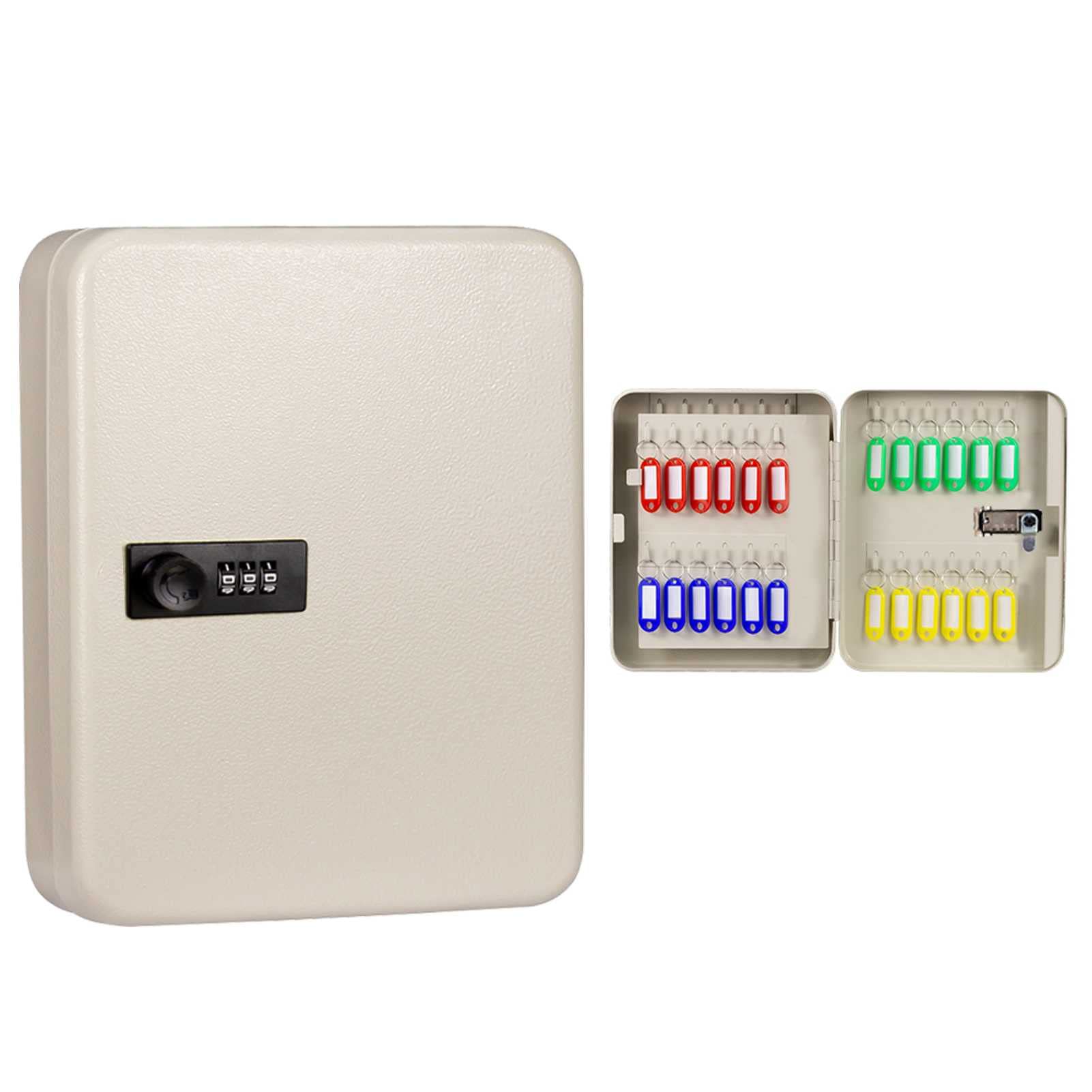 鍵箱　キーケース　鍵保管箱 Amazon.co.jp: IUMÉ キーボックス 48キー 壁掛け 鍵管理 鍵収納