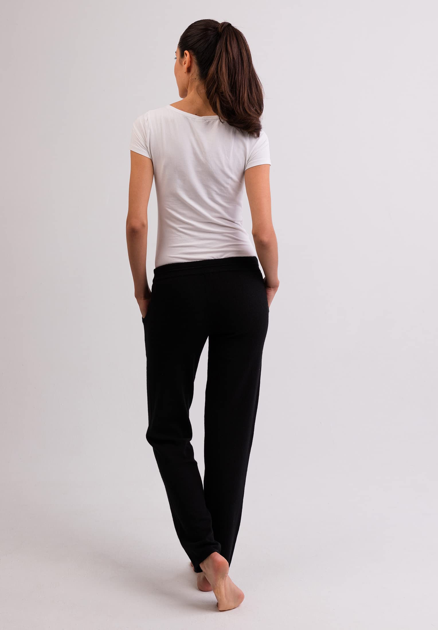 Pantalones de Chándal | Deporte para Mujer 100% de Cachemira (XS-L)