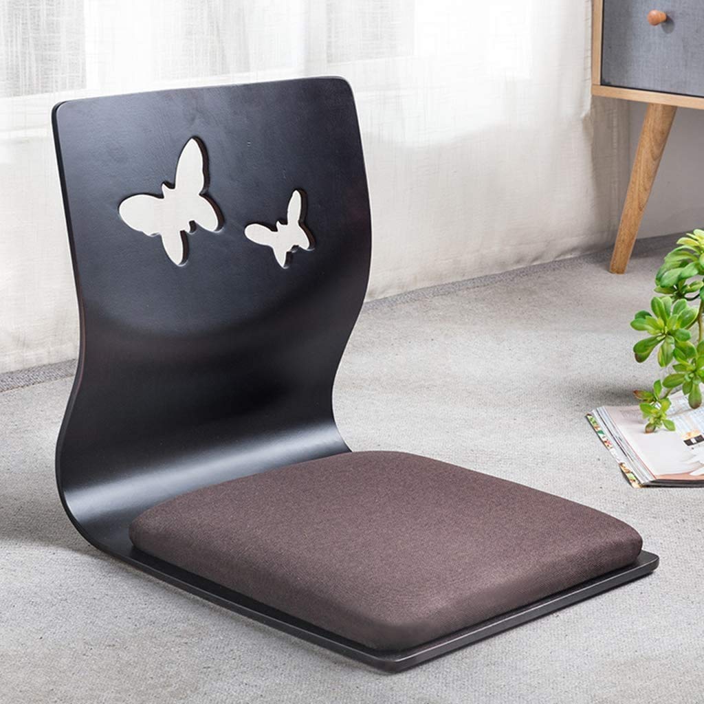 Padded Floor Chair, Japanese Tatami Meditation Chair, Legless Chair, Bay Window Backrest Chair, Lazy Chair, for Home or Office