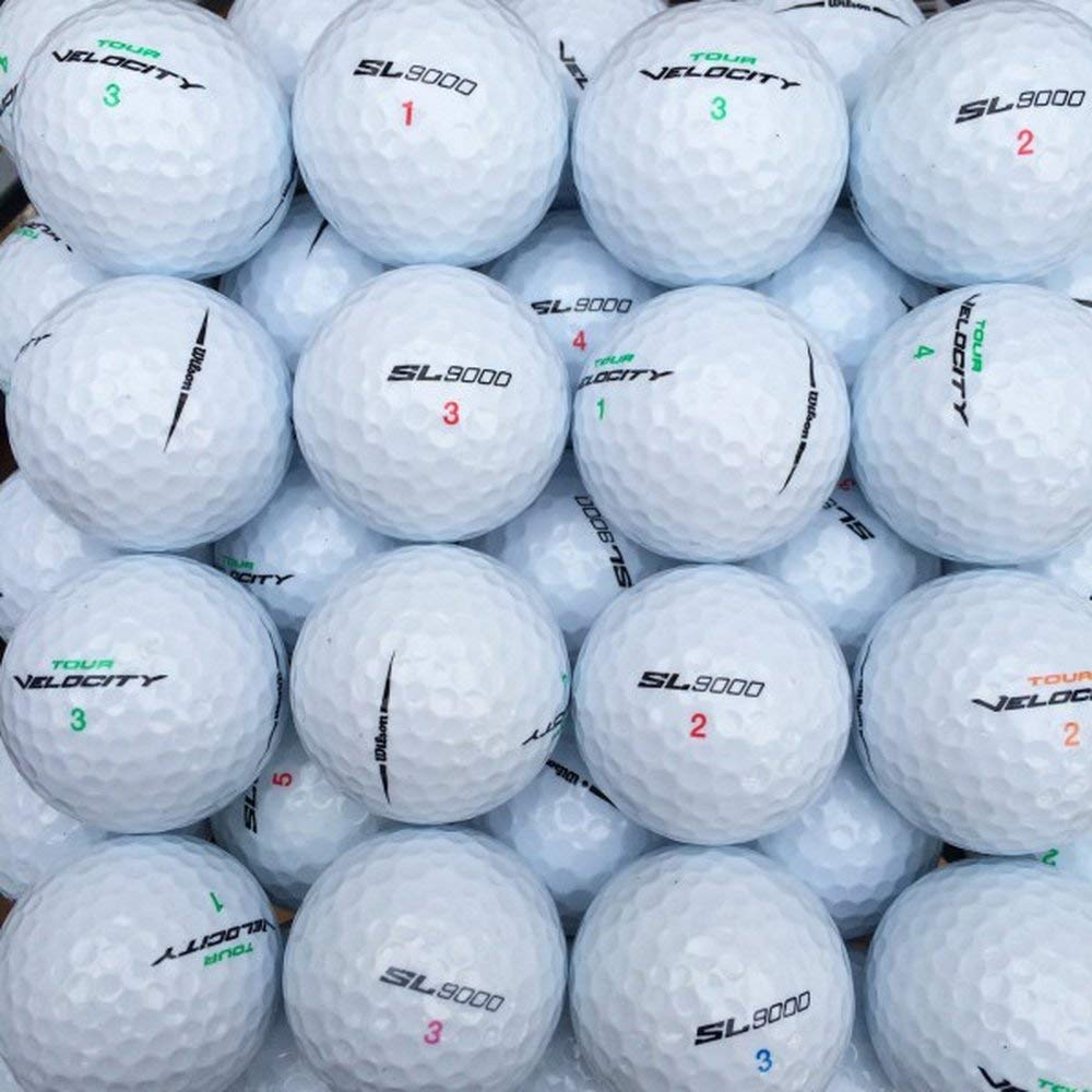 LbcGolf Golf Lakebälle Wilson 100 Mix - AAAA-AAA - weiß - gebrauchte Golfbälle - Lakeballs - Teichbälle