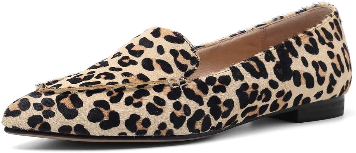 Cheetah loafers womens Clearance