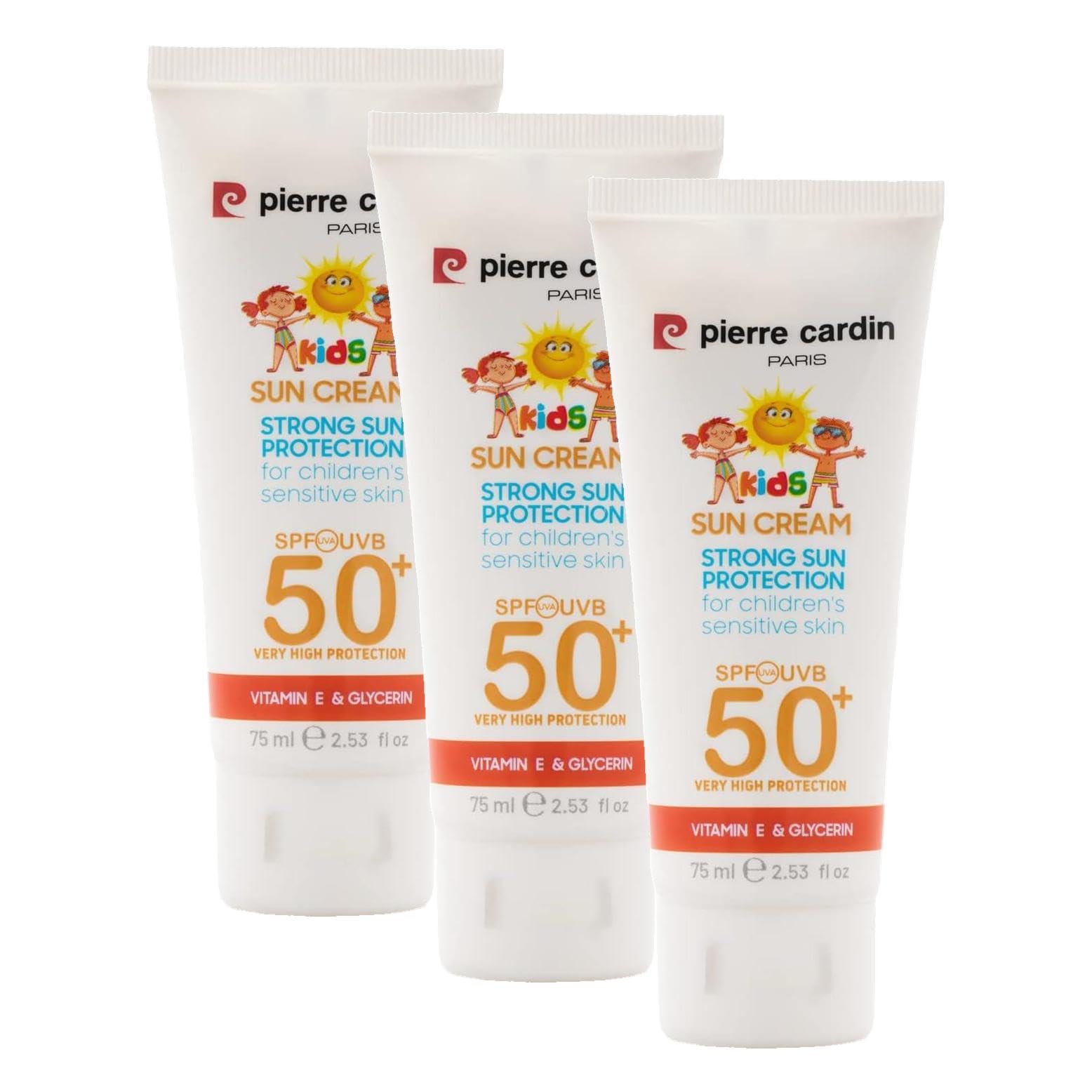 Pierre Cardin Çocuk Güneş Kremi 75 ml/Sun Cream For Baby 75 ml (3 paketi)