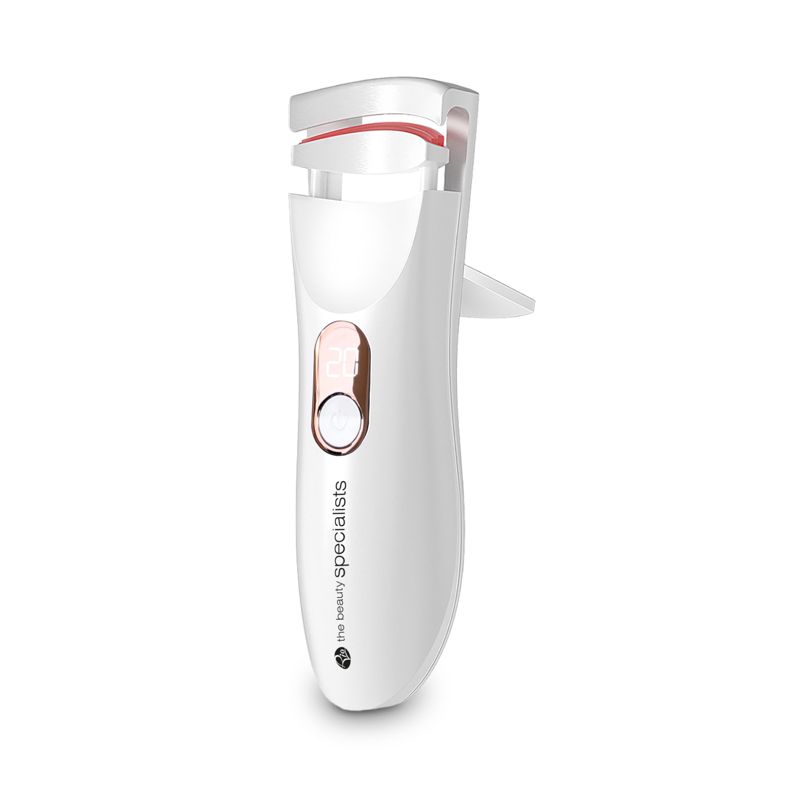 Rio Wow LASH PRO Heated Eyelash Curler, LED Display, Rechargeable, 3 Temperature Modes, Smart Silicone Heating Pads