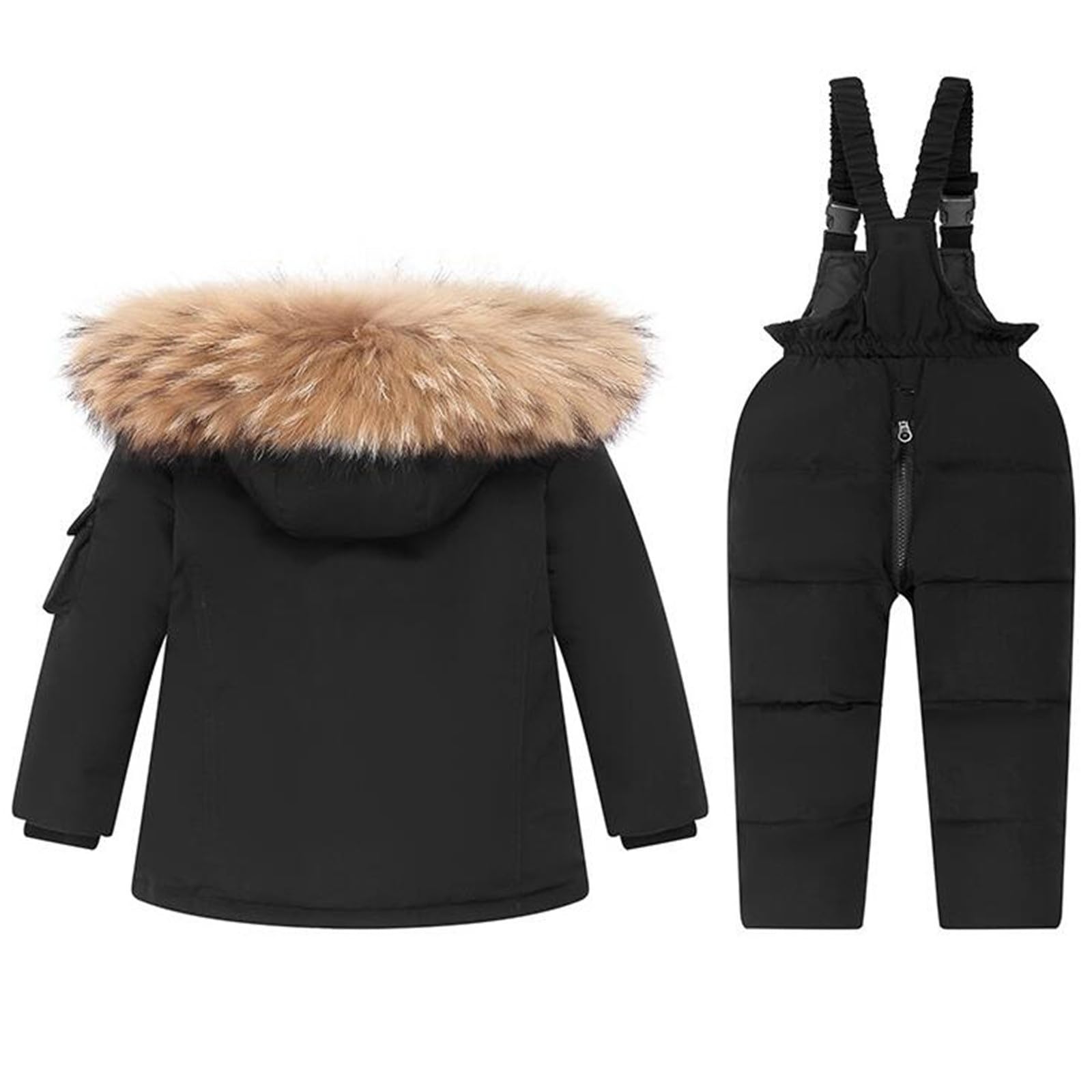 Generisch Kleinkind Jungen Schneeanzug Mädchen Schnee Hose Jacke Lätzchen Winter Kinder Kleidung warmen Mantel