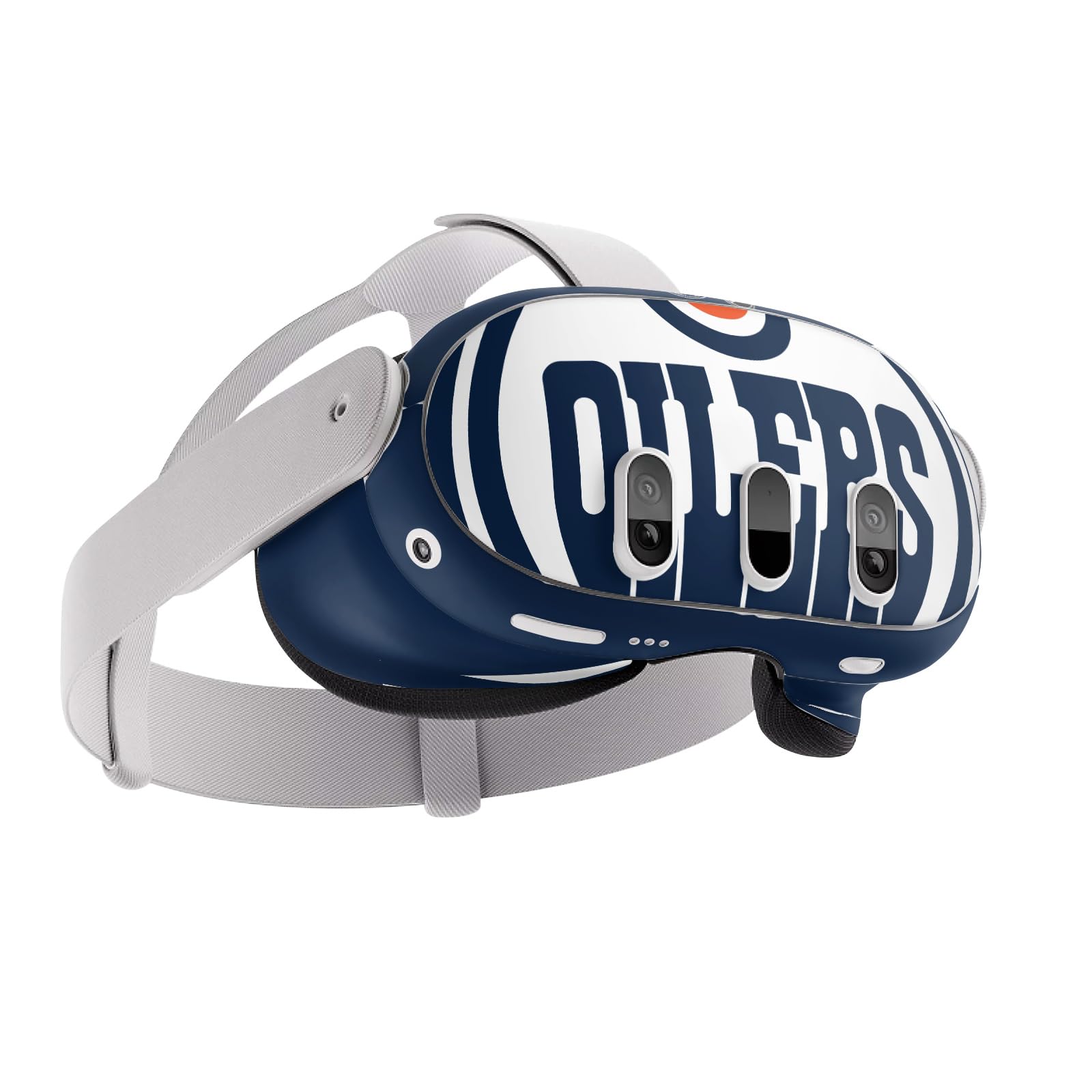 Head Case Designs Officially Licensed NHL Oversized Edmonton Oilers Vinyl Sticker Skin Decal Cover Compatible with Meta Quest 3
