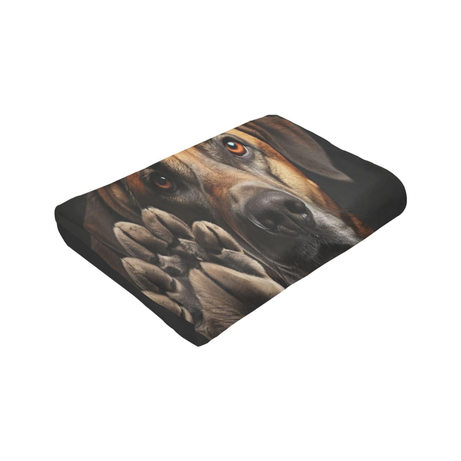Coperta decorativa in morbida flanella calda e accogliente per bambini, cane, gatto, 127 x 152 cm, stampa di zampe di cane e animali domestici