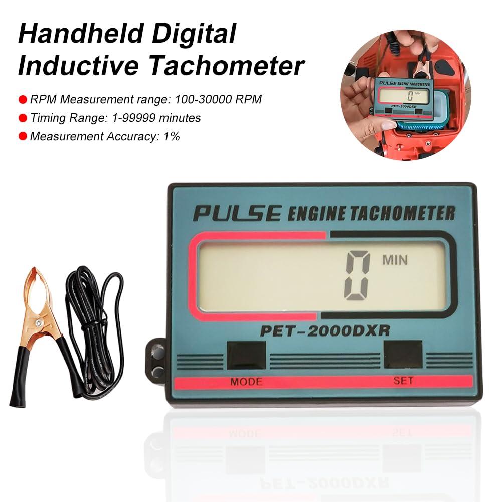Contagiri Digitale Per Motori Benzina - Timer Manutenzione, Per Tosaerba E ATV - Foto 14