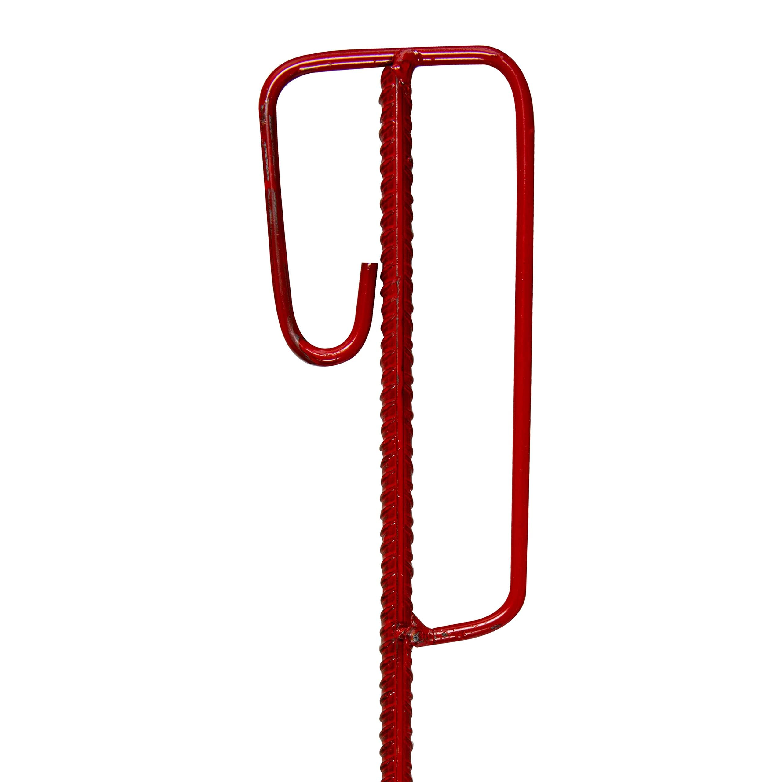 horizont Barrière de chantier, 50 m de long, 1 m de haut, clôture en plastique | Kit de clôture avec 10 supports de ligne de barrière pour chantier, orange, barrière de capture, filet flexible et mobile