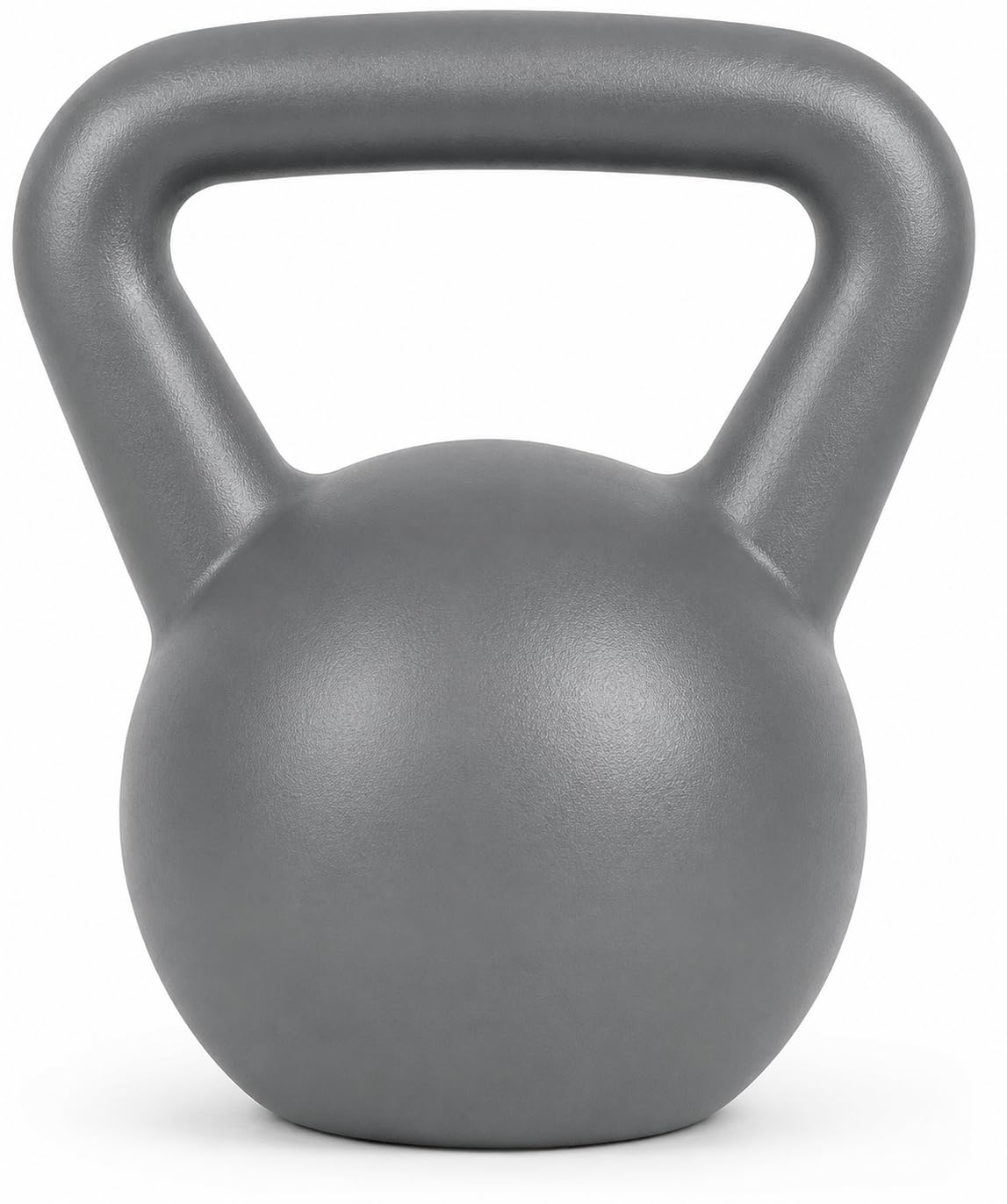 Kettlebell Weight 2kg 4kg 6kg, Cast Iron Kettle Bell Free Weight for Home Gym, Strength Training, Cardio, Weight Lifting, Full Body Fitness Workout for Men & Women (Grey, 2KG)