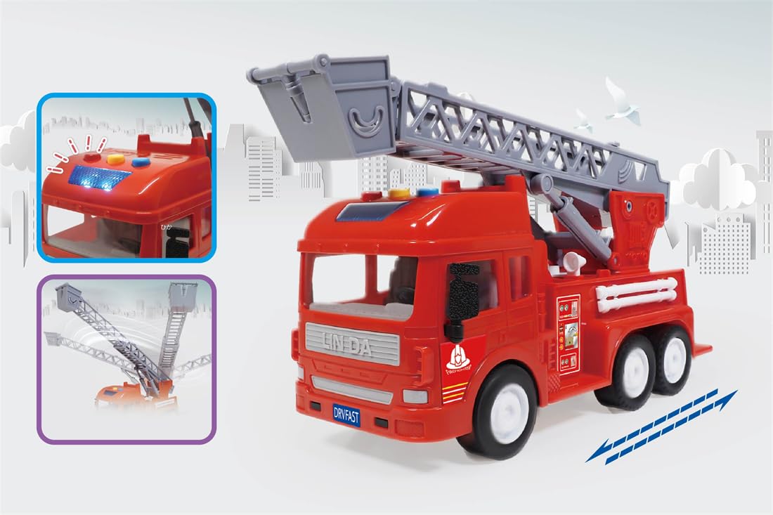Amazon.co.jp: HAC(ハック) サウンドフリクションカー はしご消防車