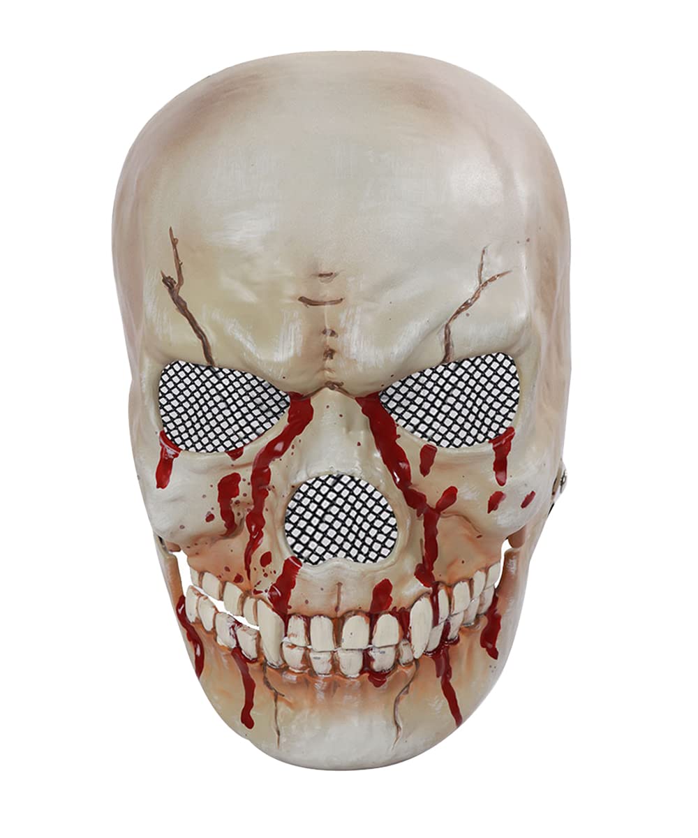 L'VOW Realistic Creepy Skull Mask Scary Horror Halloween Cosplay Prop