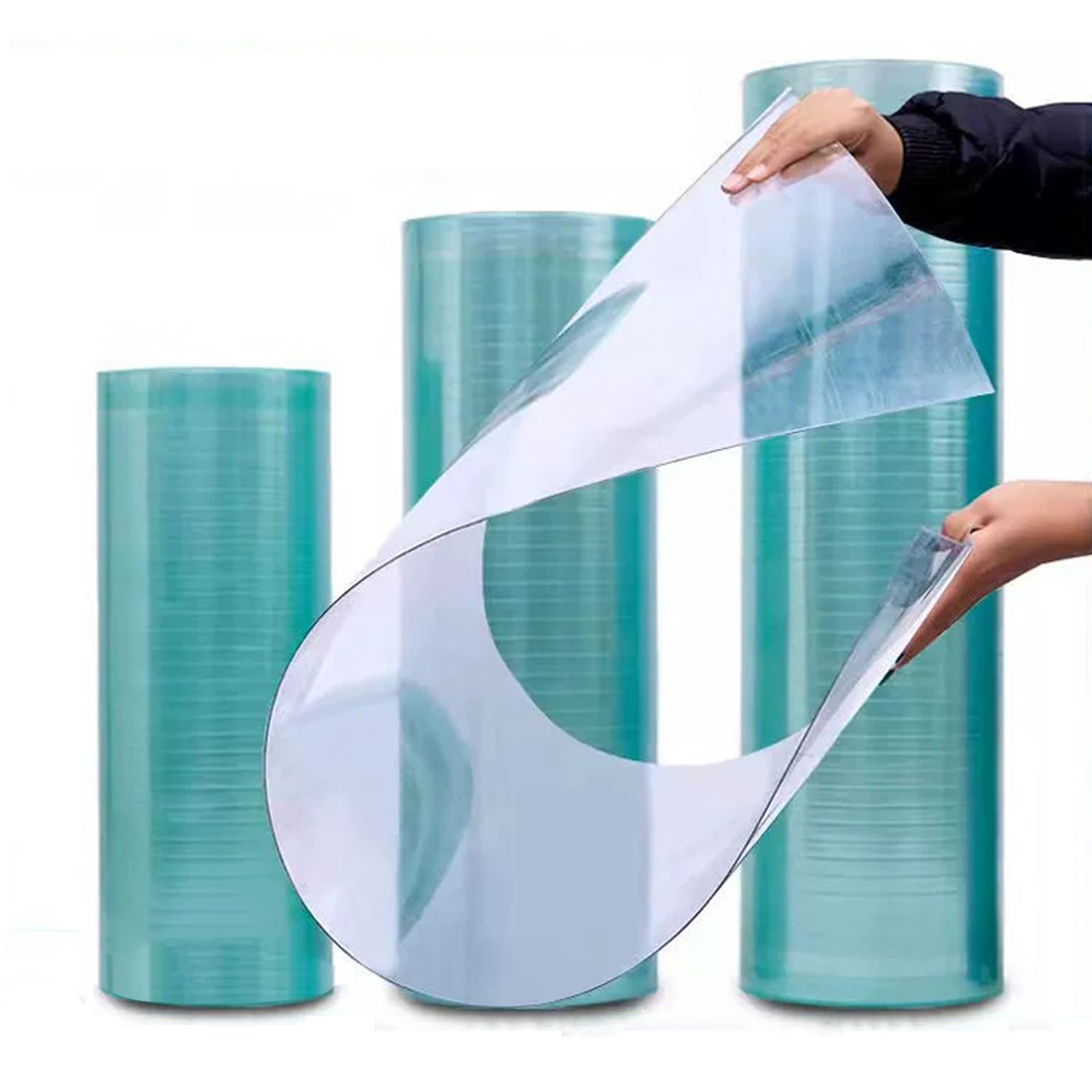 Polycarbonate Roofing Sheet 6mm Thick Transparent Insulation Panels with UV Protection for Greenhouse Canopy Balcony Awning Covers Easy to Cut and Bend Custom Size (0.6m x 6m)