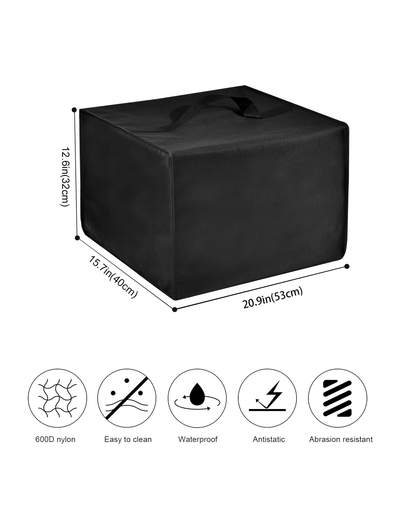 Funda de protección de horno de nailon impermeable resistente al calor para horno de microondas EM031MB11/Horno inteligente BOV800XL Tostadora de convección Horno de acero inoxidable 9