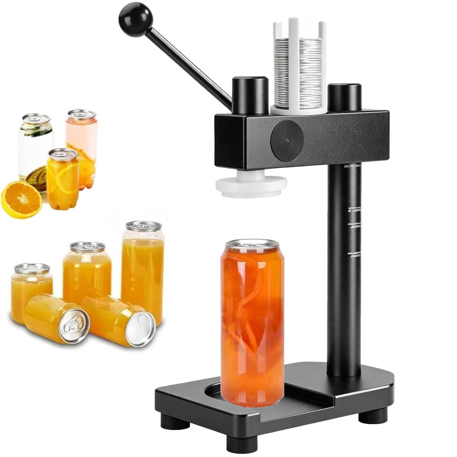 Máquina selladora manual de latas para su negocio o cocina con manivela regulable