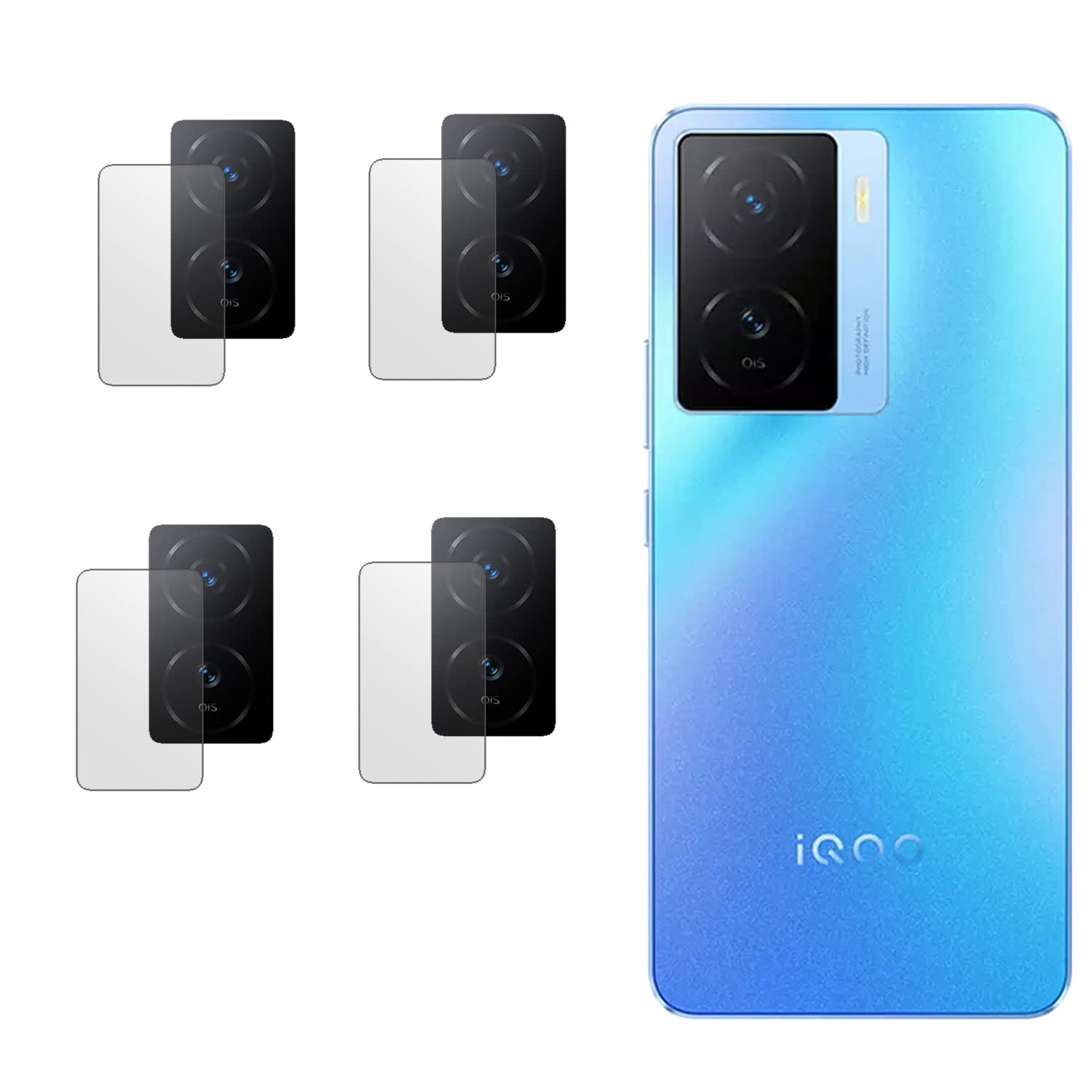 SAEMPIRE Plastic 4 Pack Back Camera Lens Protector Compatible With Vivo Iqoo Z7 5G Hd Clear Protection Film (B0BZMFK2JJ) Amazon Price History, Amazon Price Tracker