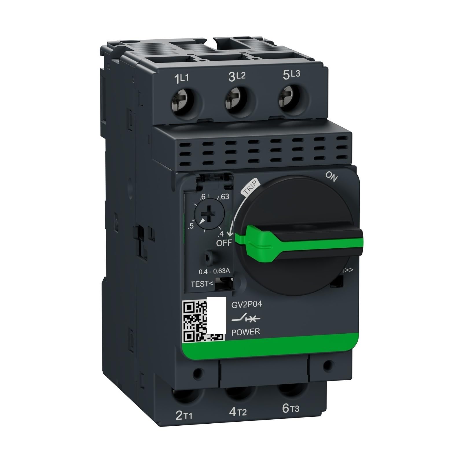Disjoncteur moteur GV2P04 magnéto-thermique tripolaire protection contre surcharges 3P