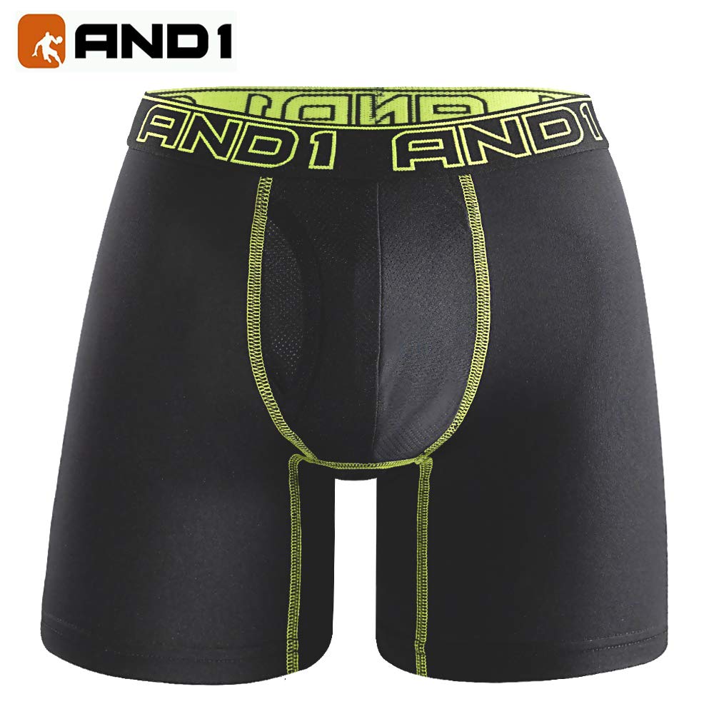 AND1 Sport Boxershorts 5er Pack Unterwäsche Herren Unterhosen Männer Retroshorts Boxer Brief Sportunterwäsche Retro Pants Mit regulärem oder langem Bein