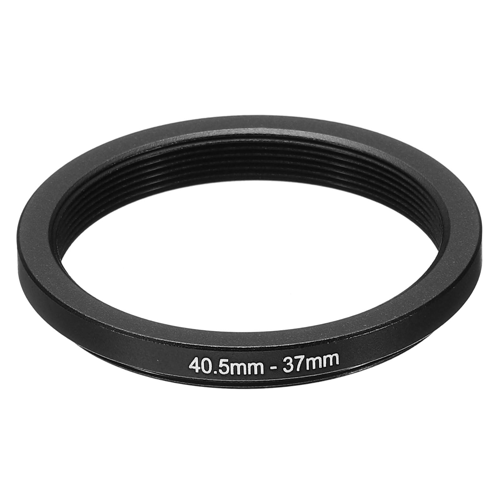 PATIKIL Bague de Réduction en Métal 40,5 mm-37 mm, Adaptateur de Filtre d'Objectif d'Appareil Photo en Aluminium pour Capuchon d'Objectif, Noir