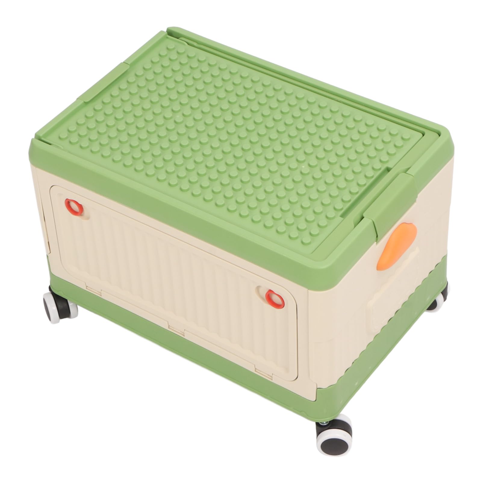 Contenedores de Almacenamiento con Ruedas, Caja de Juguetes Organizadores de Juguetes para Niños y Contenedores de Almacenamiento con Tapas Organizador de Bloques de Construcción